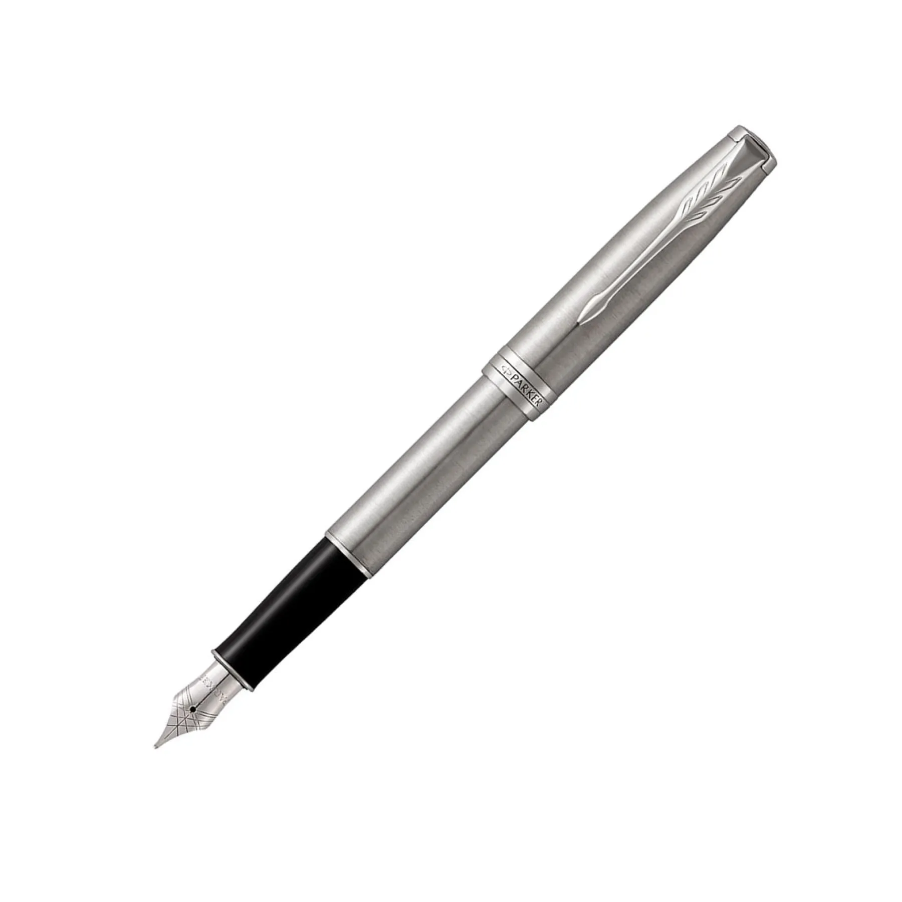 Parker Sonnet Fountain Pen - Stainless Steel   Chrome Trim - Medium