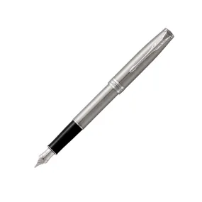 Parker Sonnet Fountain Pen - Stainless Steel   Chrome Trim - Medium