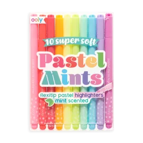 Pastel Mints Scented Flextip Highlighters Set of 10