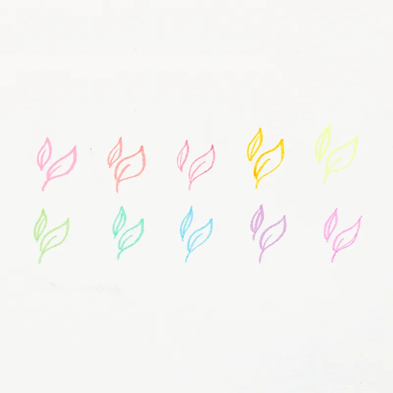 Pastel Mints Scented Flextip Highlighters Set of 10