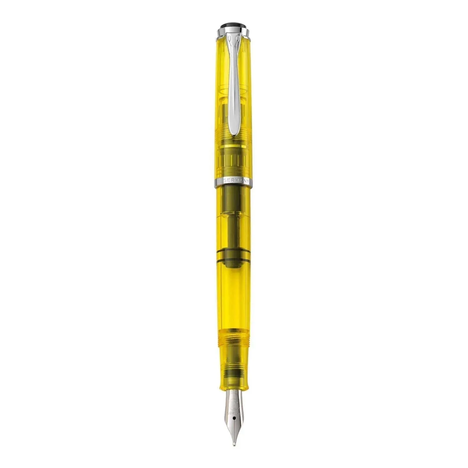 Pelikan M205 Fountain Pen, Duo - Highlighter - Yellow (Special Edition) - Steel Nib