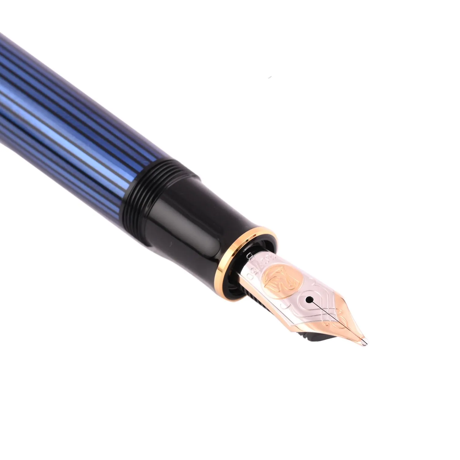 Pelikan M800 Fountain Pen - Black Blue GT