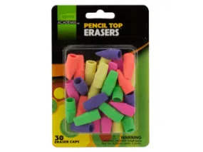 Pencil Top Erasers Set