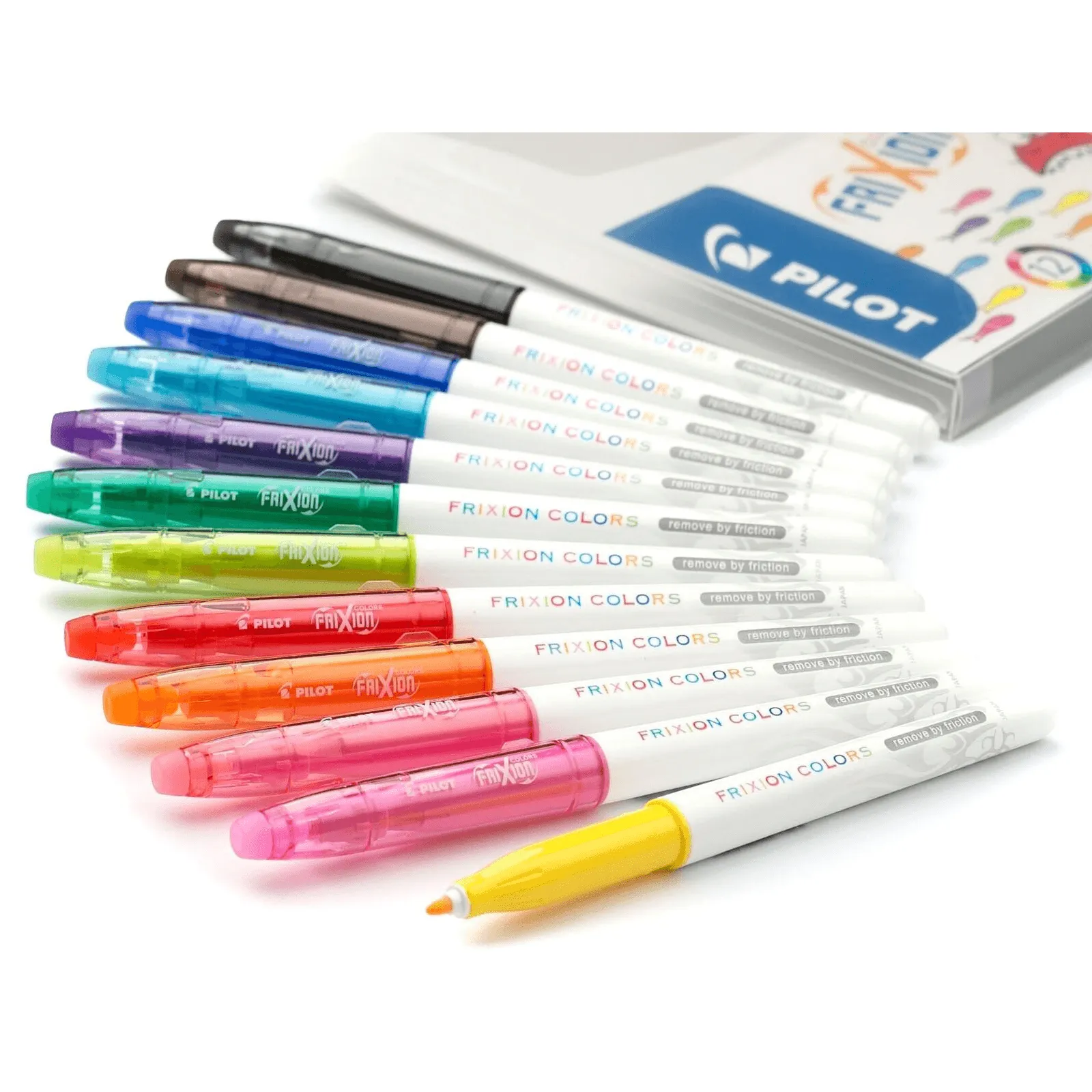 Pilot Frixion Erasable Markers 2.5mm Assorted Wallet 12