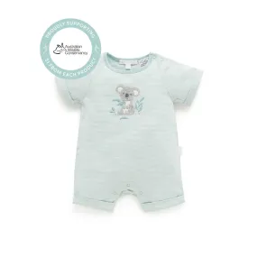 Purebaby Koala Short Growsuit