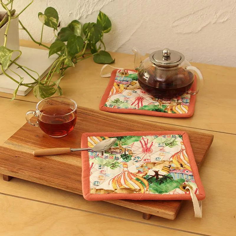 Pushkar Pot Holder - Set Of Two