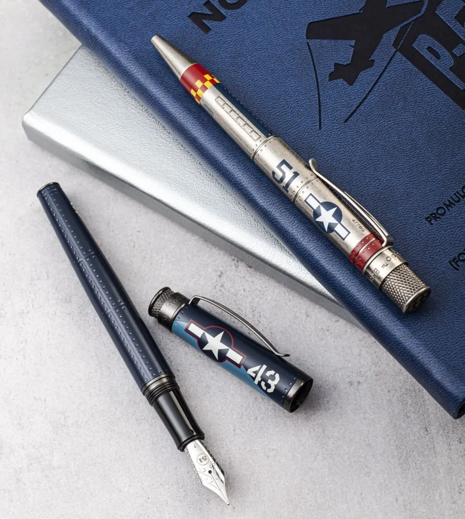 Retro 51 Tornado Vintage Metalsmith Rollerball Pen - P-51 Mustang