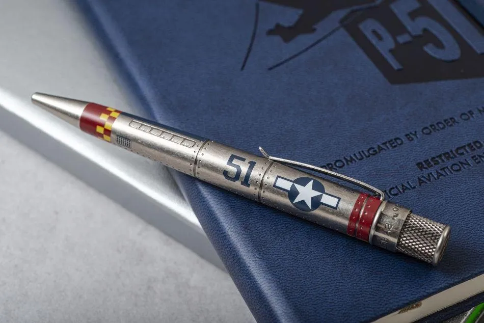 Retro 51 Tornado Vintage Metalsmith Rollerball Pen - P-51 Mustang
