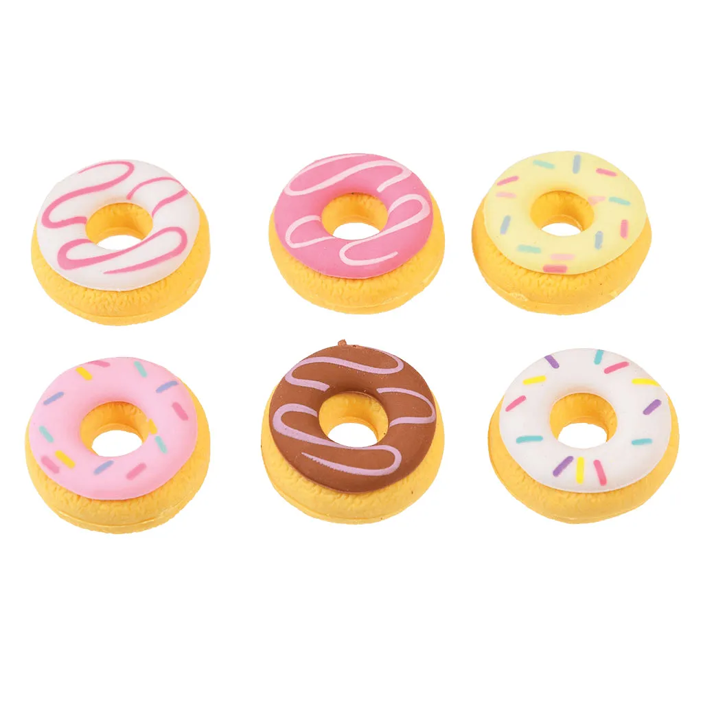 Rex Scented Doughnut Erasers - Set of 6
