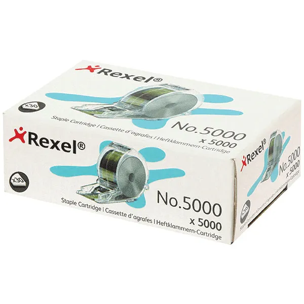 Rexel Staple Cartridge Electric Stella 30 Box 5000