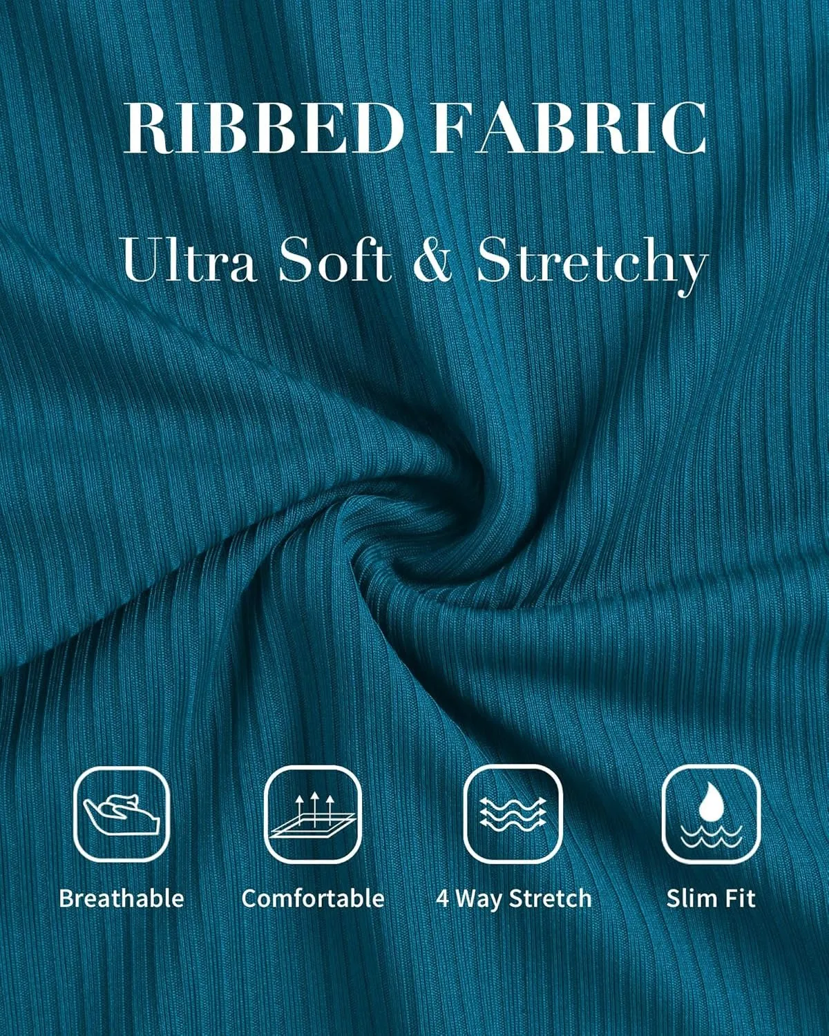 Ruffle Ribbed Pregnancy Push Up One Piece Swimsuit