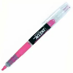 Sharpie Liquid Accent Highlighter Chisel Point 3.3Mm Fluorescent Pink Pack 12