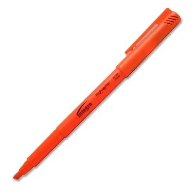 Single Color Pen Style Fluorescent Highlighters (Dozen)