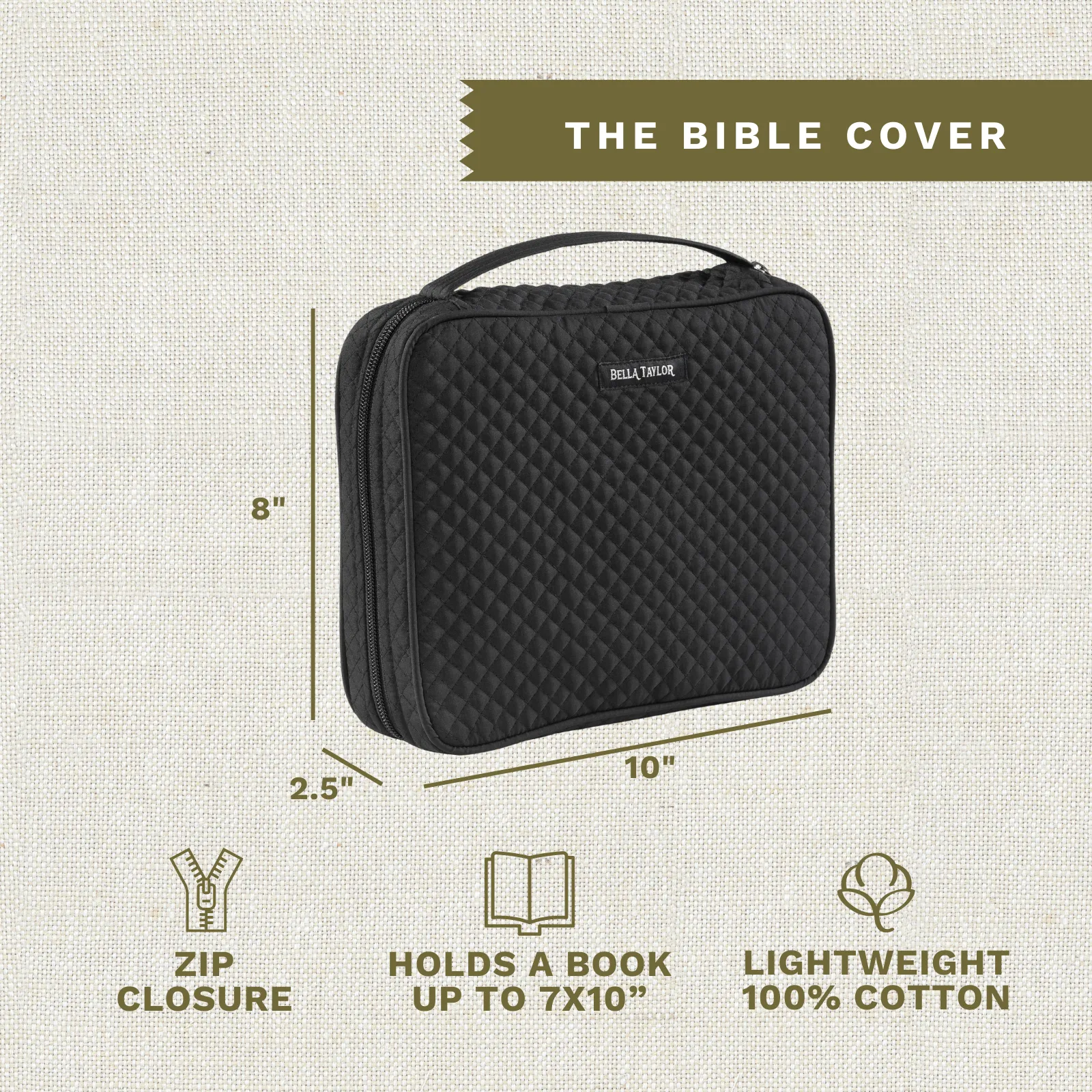 Solid Black Book Cover