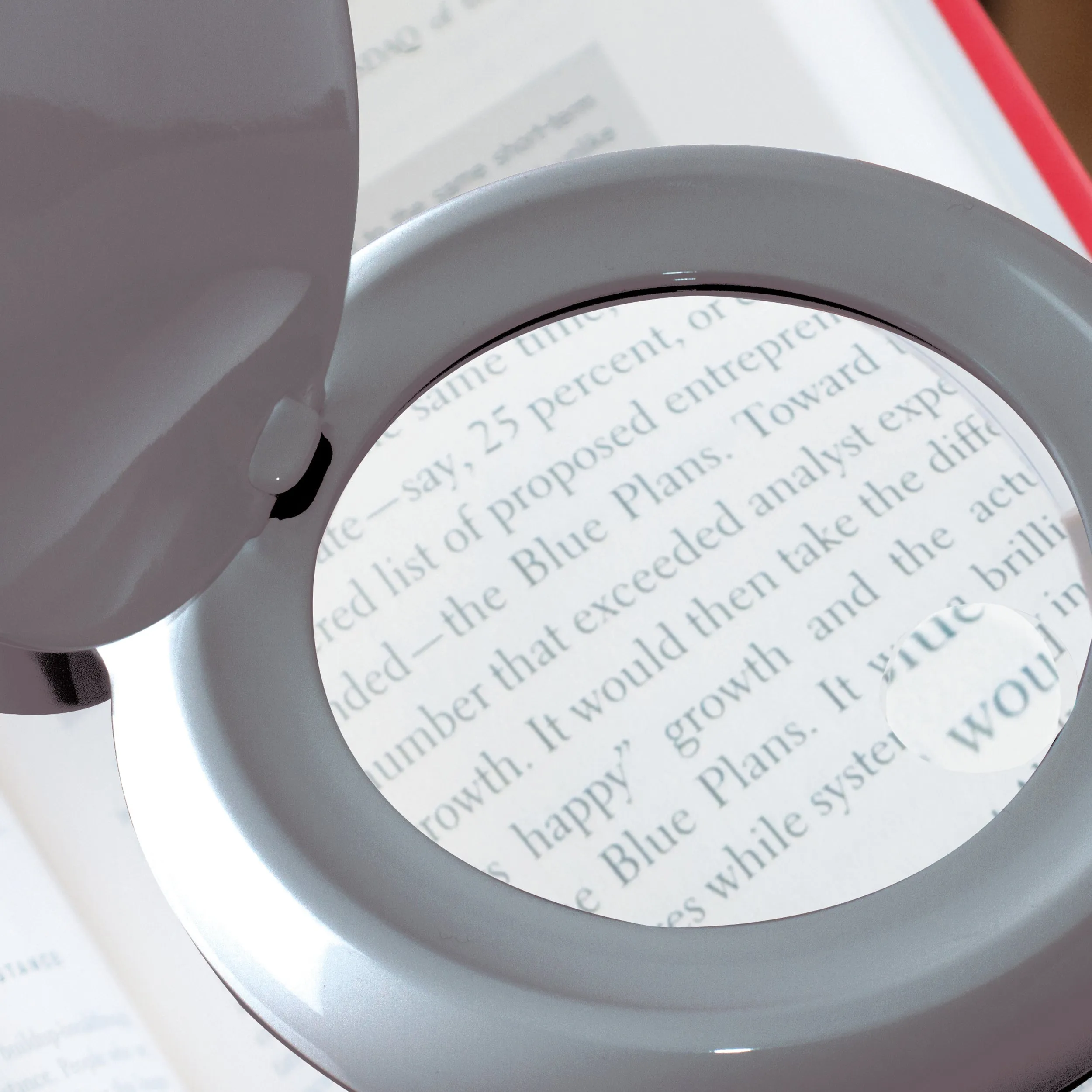 Space-Saving LED Magnifier Desk Lamp