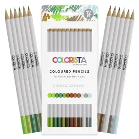 Spectrum Noir Colorista Colour Pencil 12/Pkg-Natural Landscape