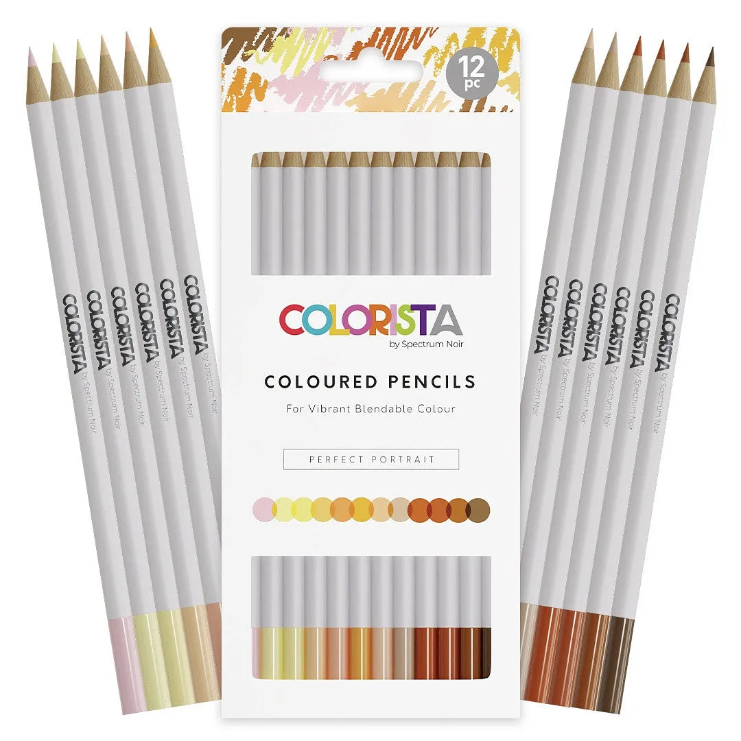 Spectrum Noir Colorista Colour Pencil 12/Pkg-Perfect Portrait