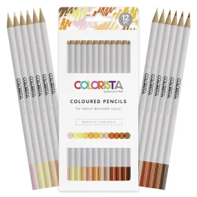 Spectrum Noir Colorista Colour Pencil 12/Pkg-Perfect Portrait