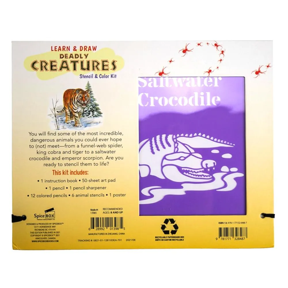 SpiceBox Learn to Draw Deadly Creatures Kit