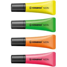 Stabilo Neon Highlighters Assorted Box 10