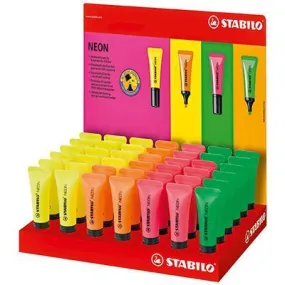 Stabilo Neon Highlighters Dispenser Pack 42