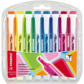 Stabilo Swing Cool Highlighter Wallet 8
