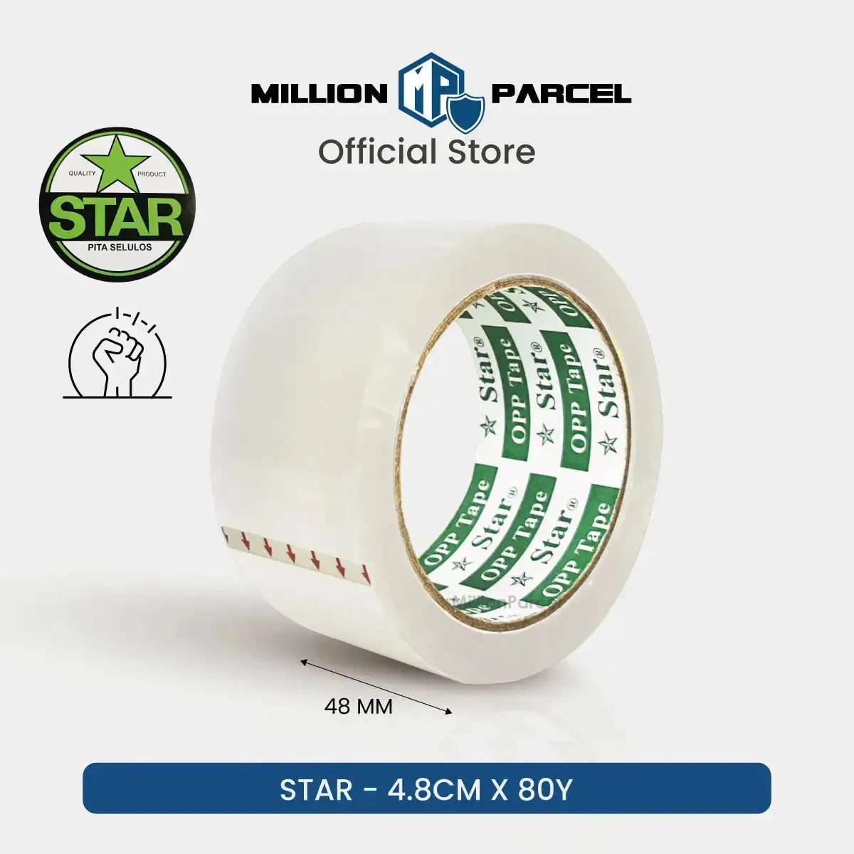 STAR Clear Adhesive Tape | Opp Tape | Brown Tape