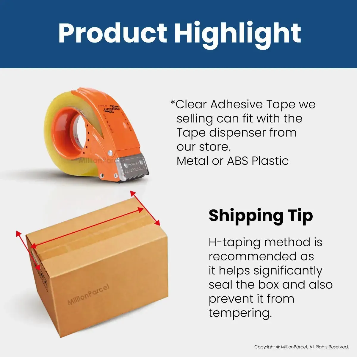 STAR Clear Adhesive Tape | Opp Tape | Brown Tape