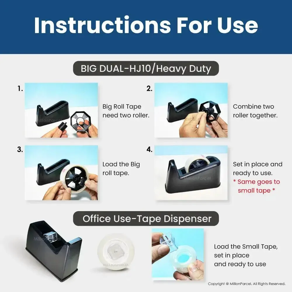 Stationery Tape Dispenser | Prefect for office & packing use