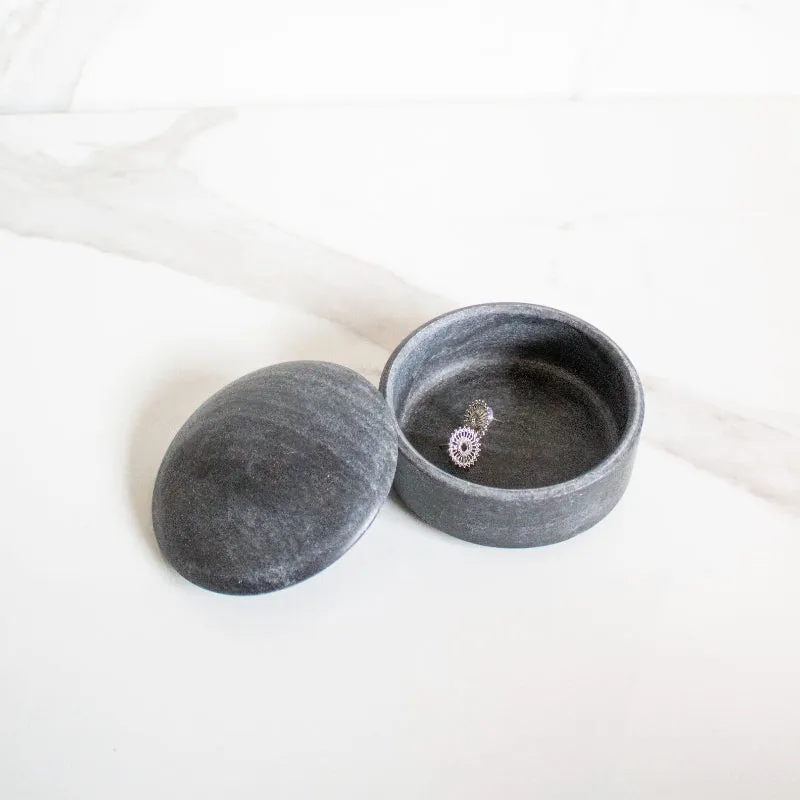 Stylish Bulgy Trinket Box | 4 Inches