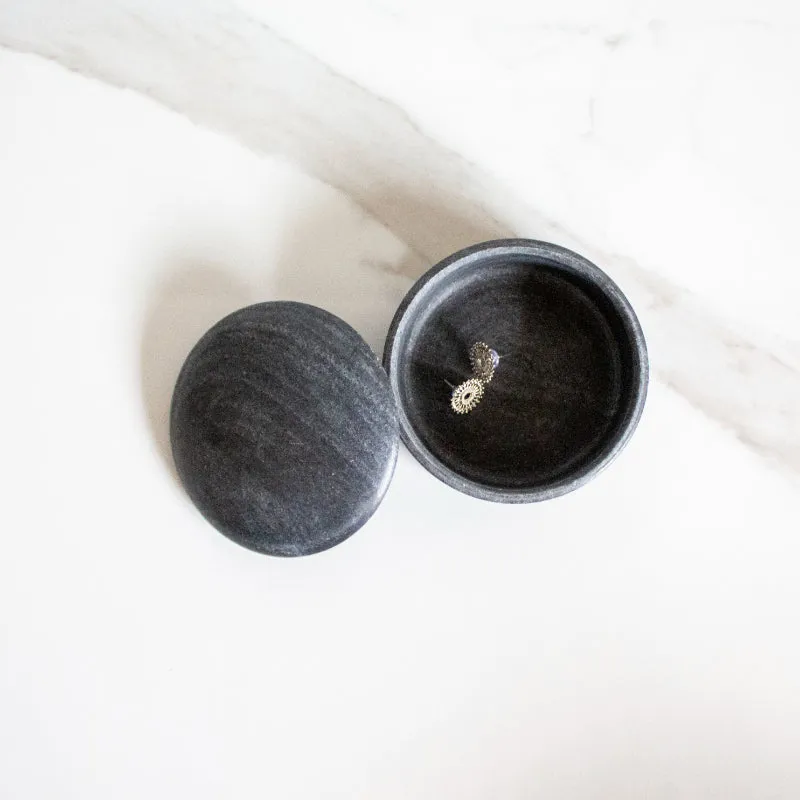 Stylish Bulgy Trinket Box | 4 Inches