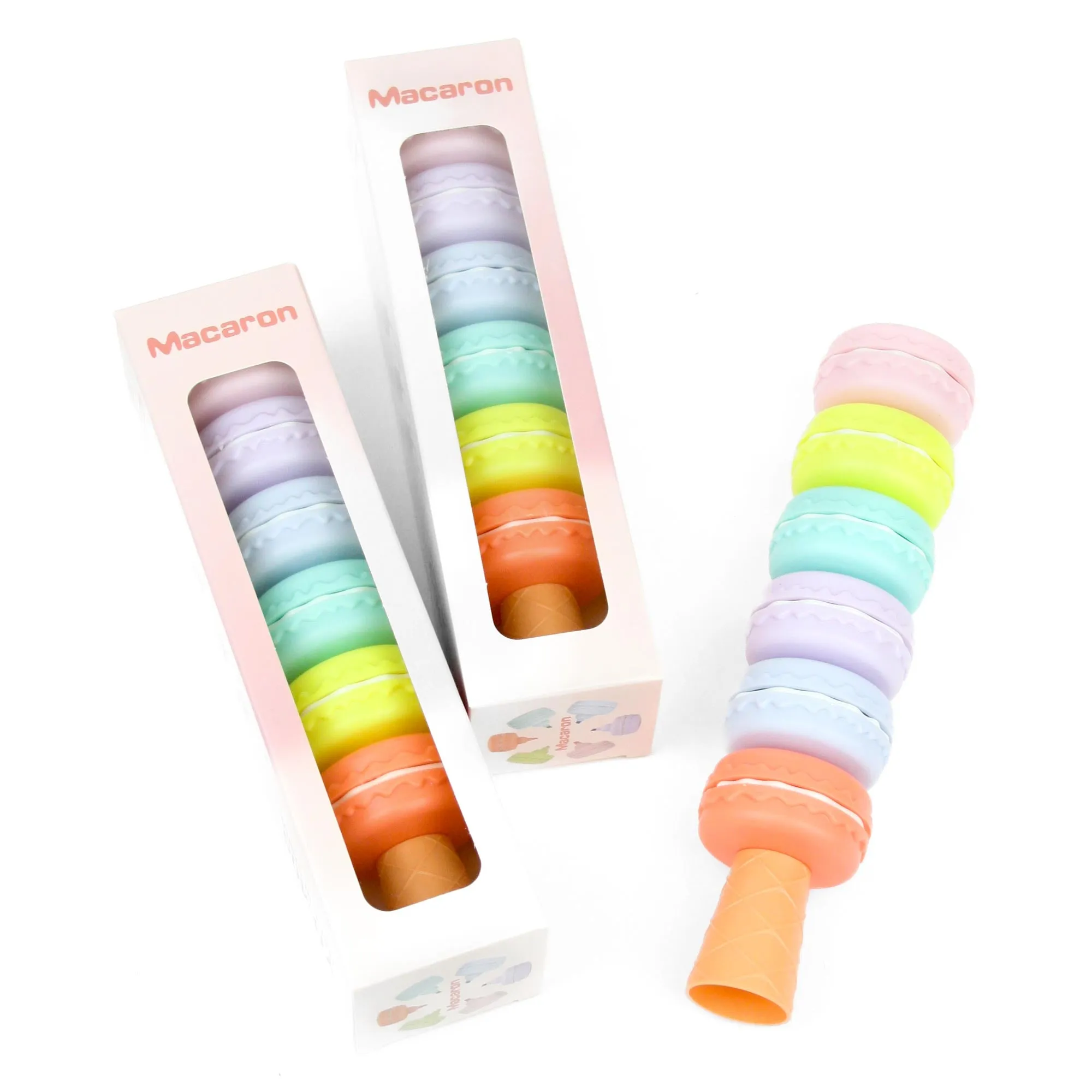 Sweet Highlights: Macaron Highlighters Set with 6 Colors