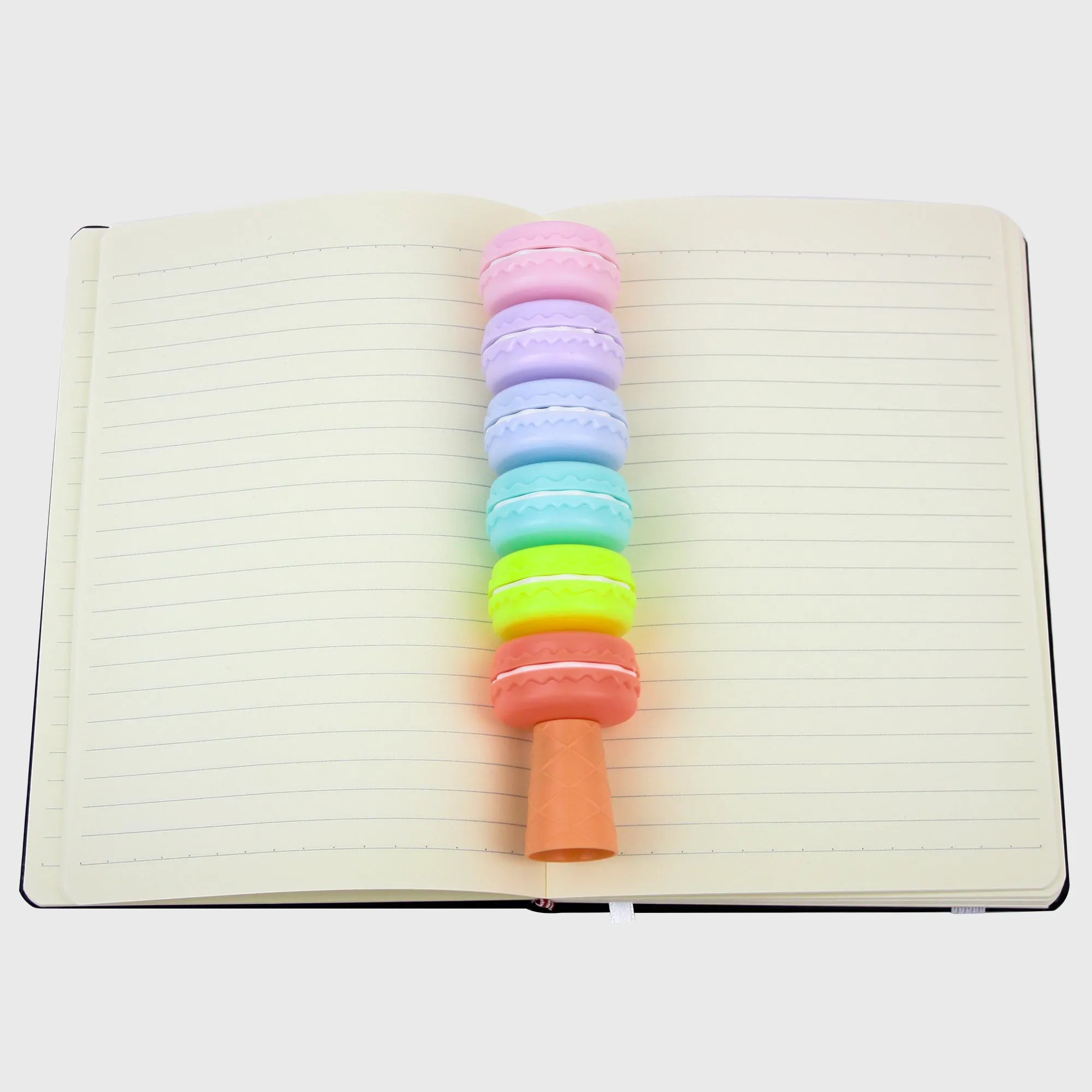 Sweet Highlights: Macaron Highlighters Set with 6 Colors