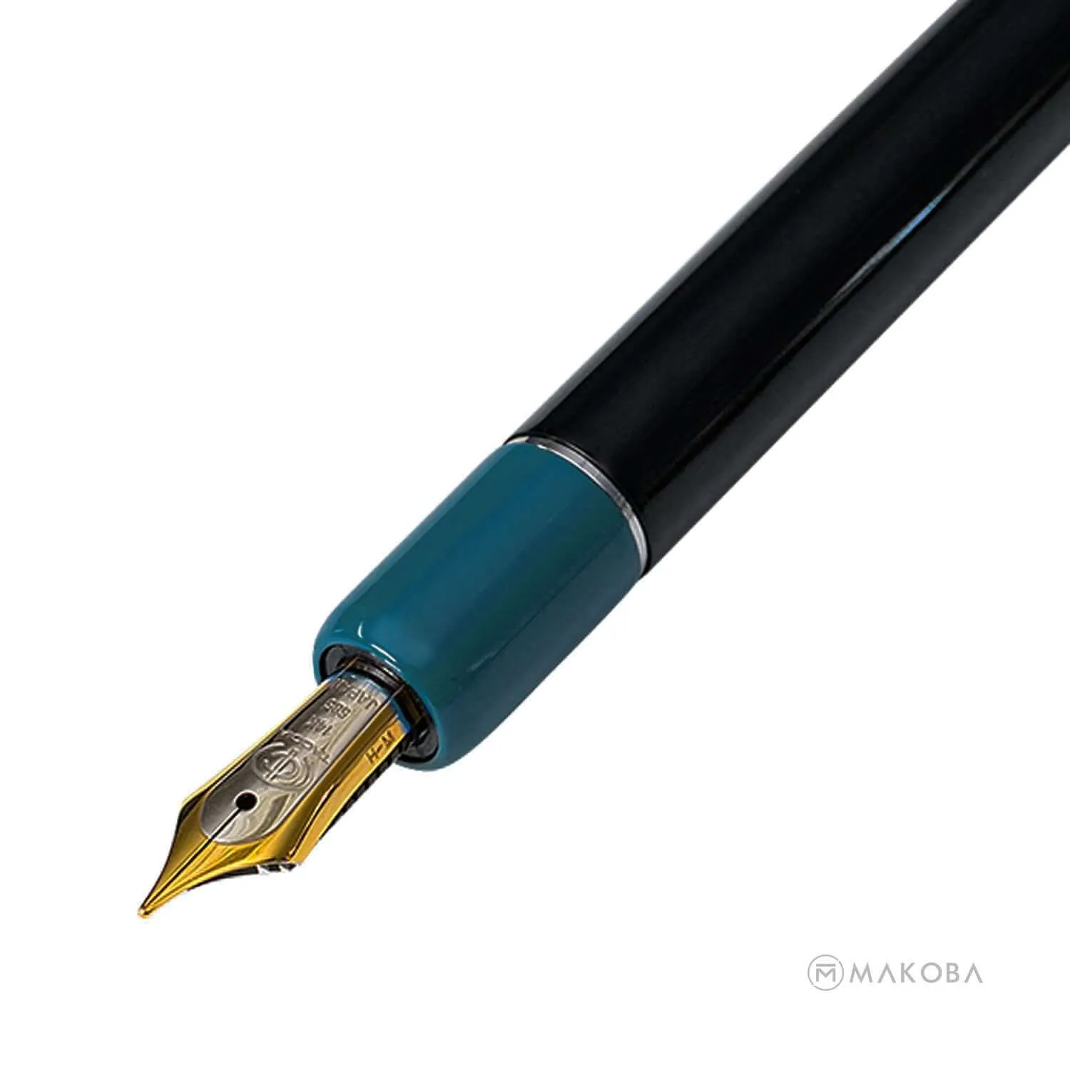 Taccia Tanto Limited Edition Fountain Pen, Yokosenmaki (Azure Stripe) - 14K Gold Nib