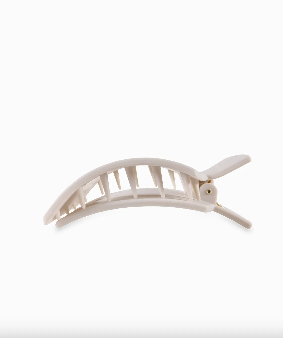 teleties medium flat square clip - neutrals