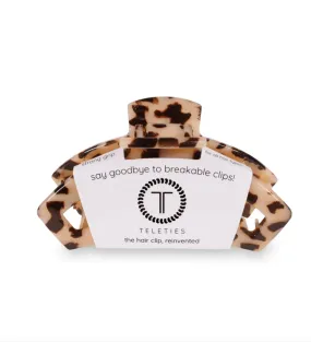 teleties medium hair clip - tortoise