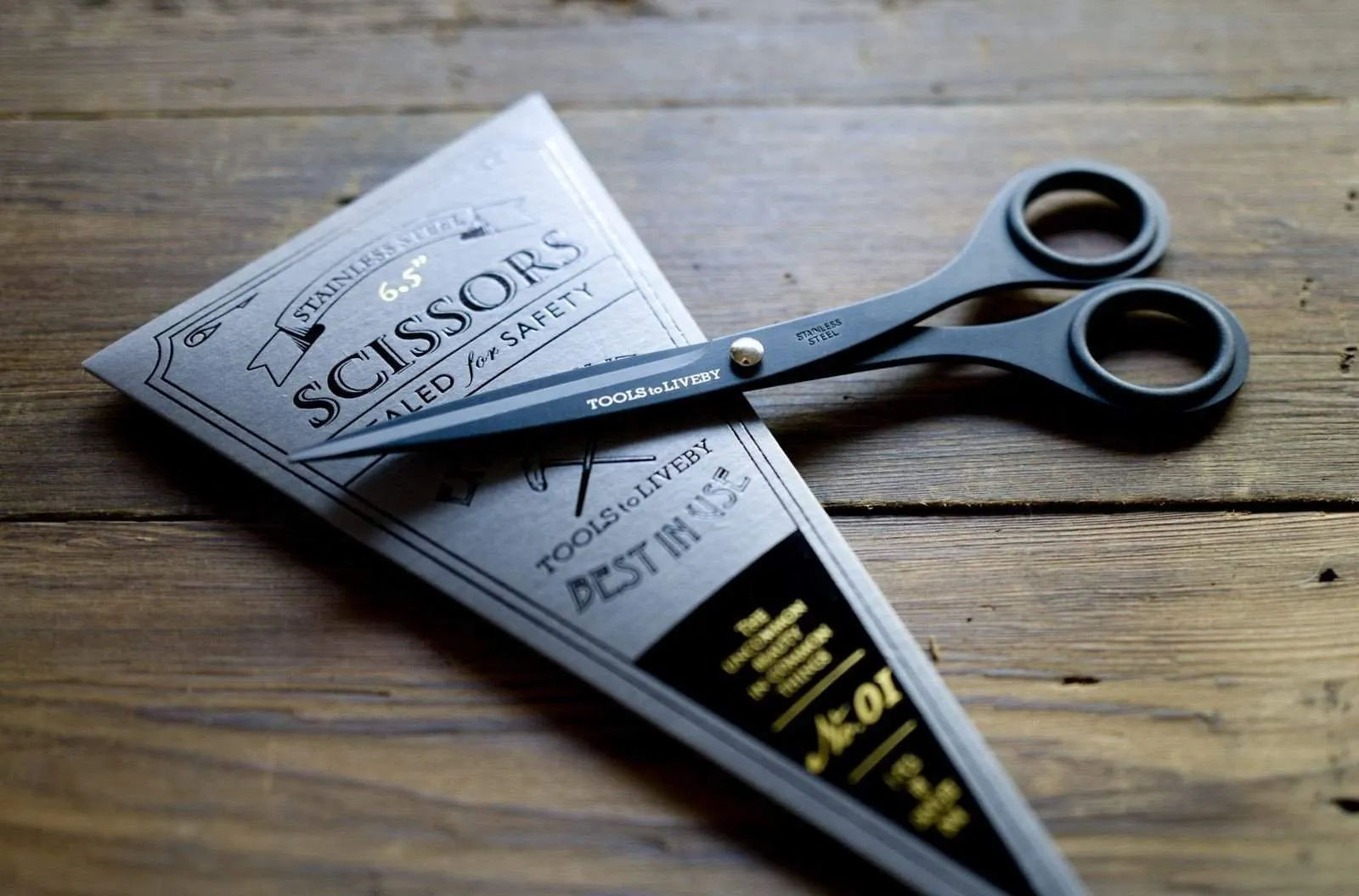 Tools to Liveby Black Scissors 6.5"