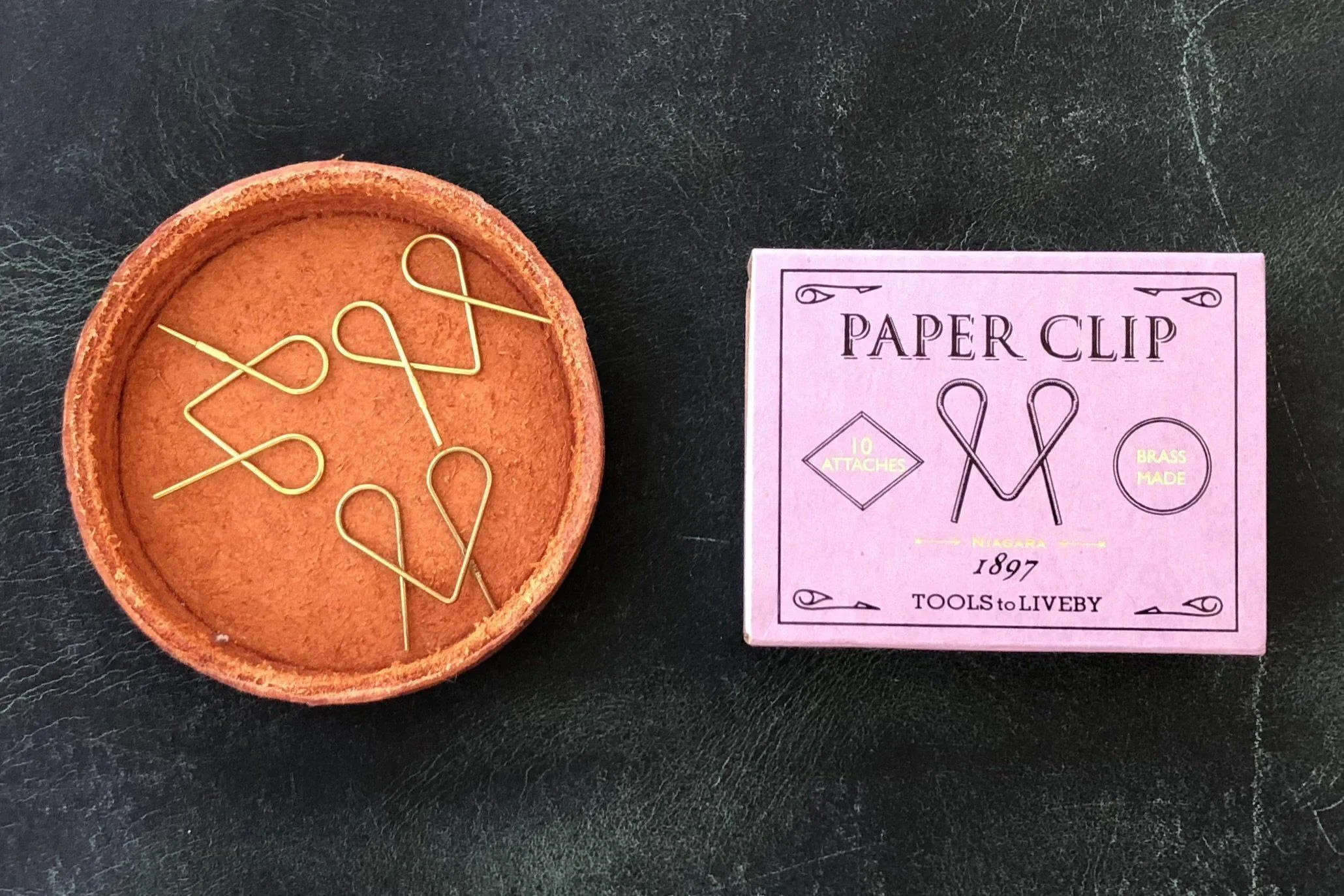 Tools to Liveby Brass Paper Clips (Niagara)