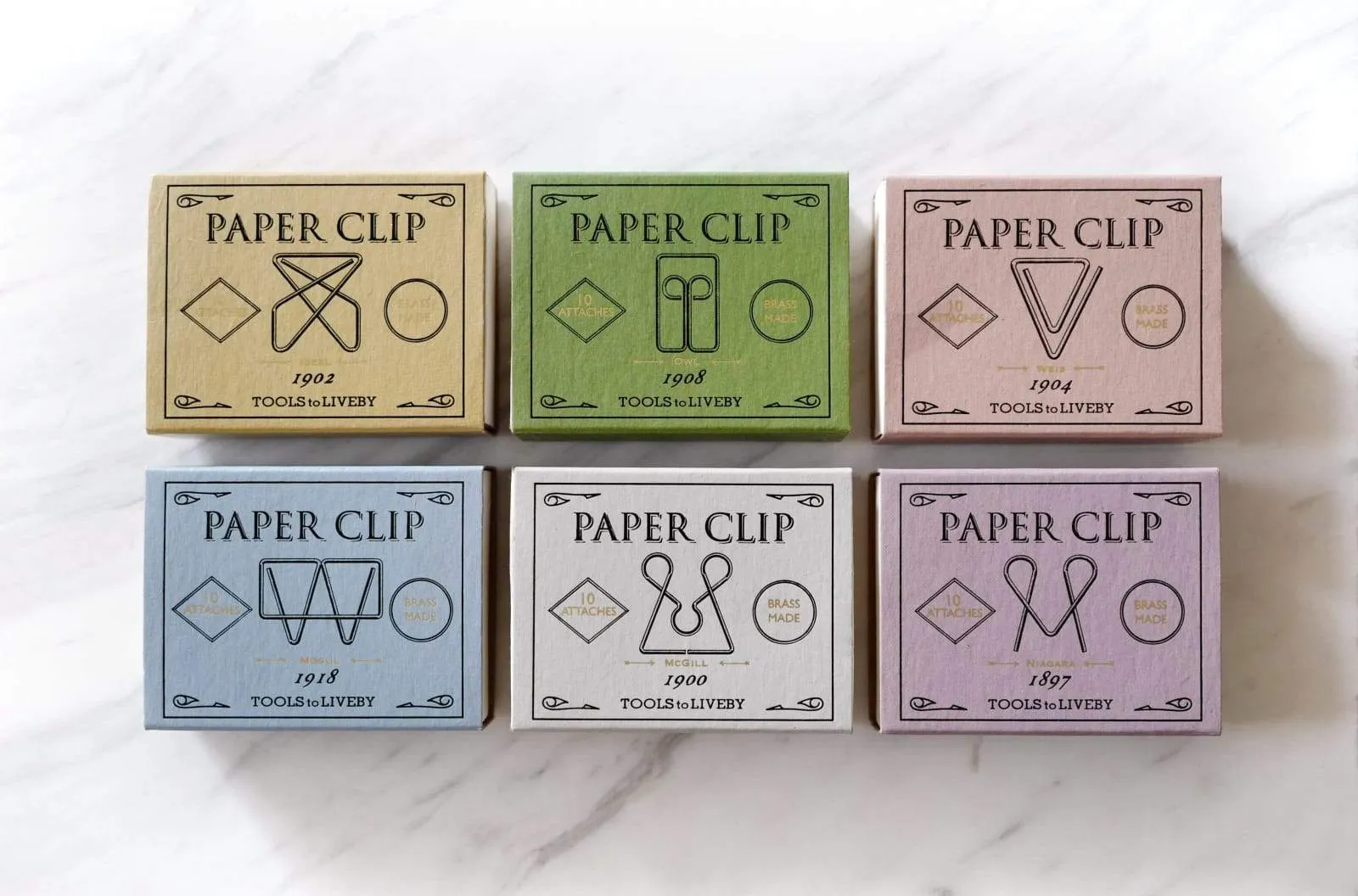Tools to Liveby Brass Paper Clips (Weis)