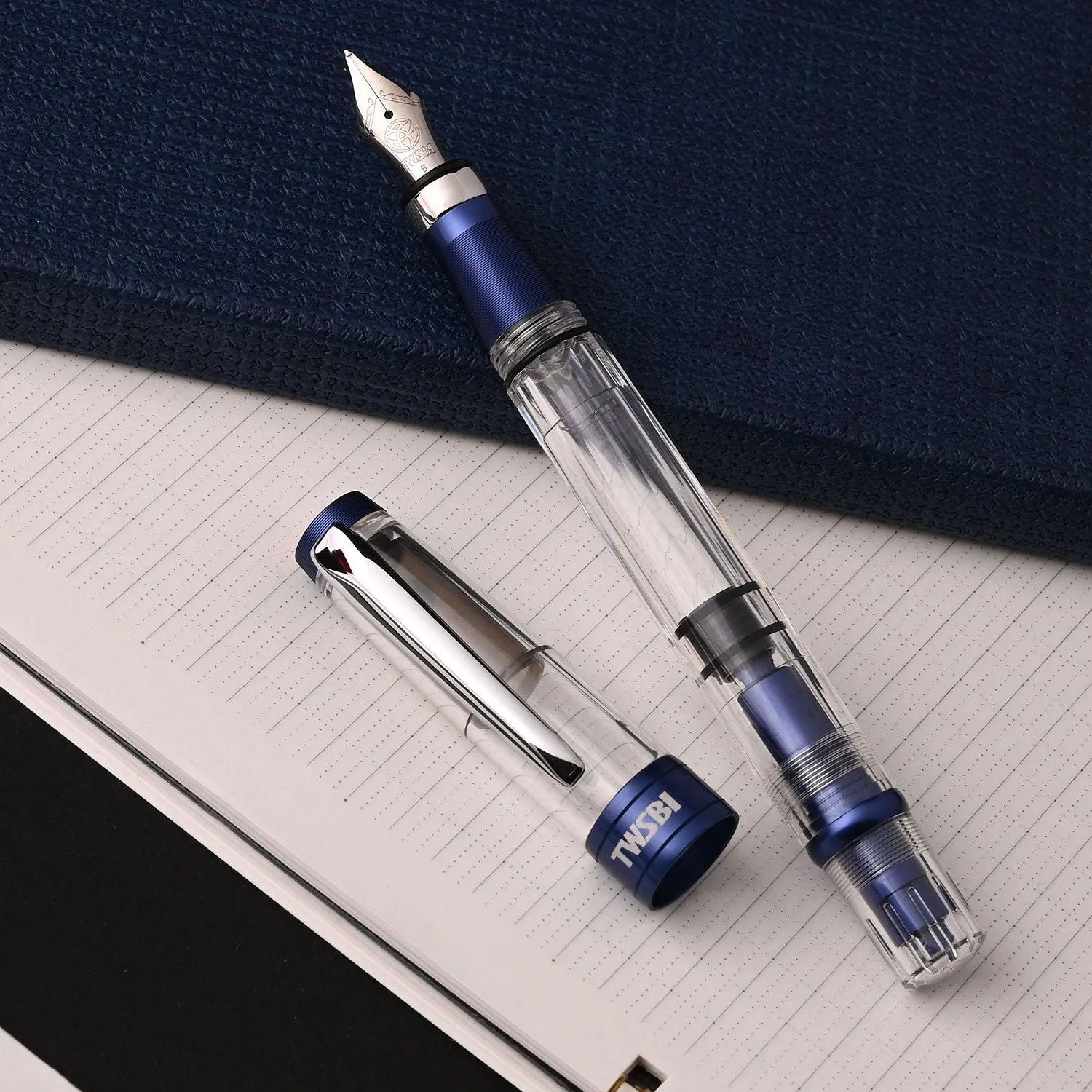 TWSBI Diamond 580ALR Fountain Pen - Navy Blue