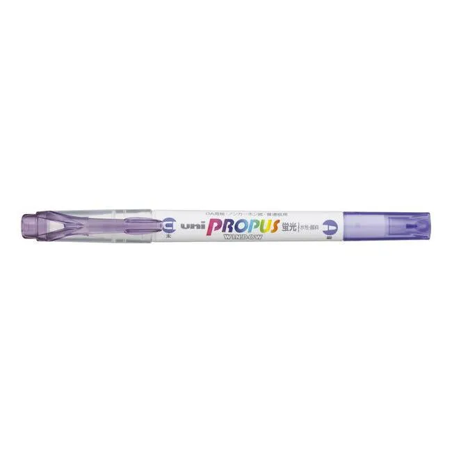 Uni Propus Window Double-Ended Highlighter 4.0mm/0.6mm Lavender