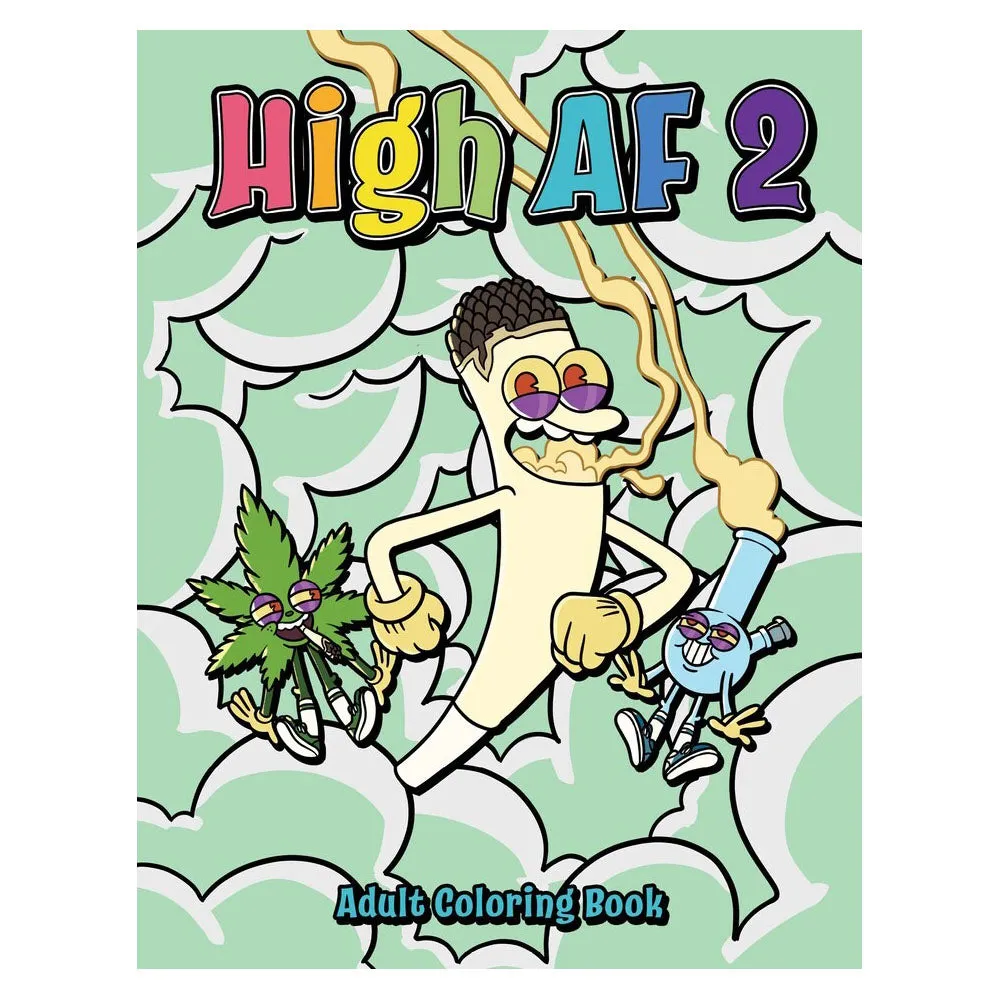 Wood Rocket Adult Coloring Book | High AF 2