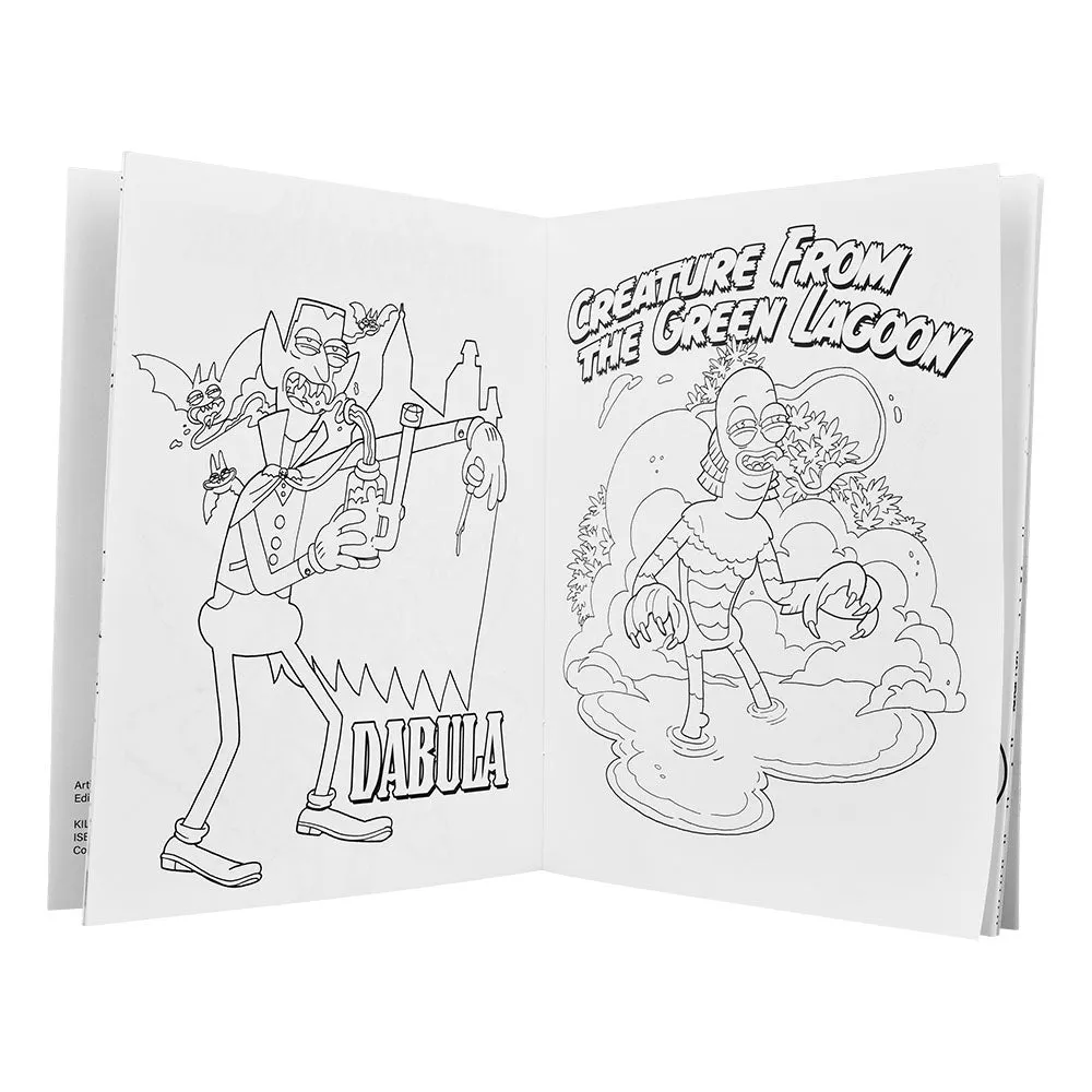 Wood Rocket Adult Coloring Book | Killer Buds