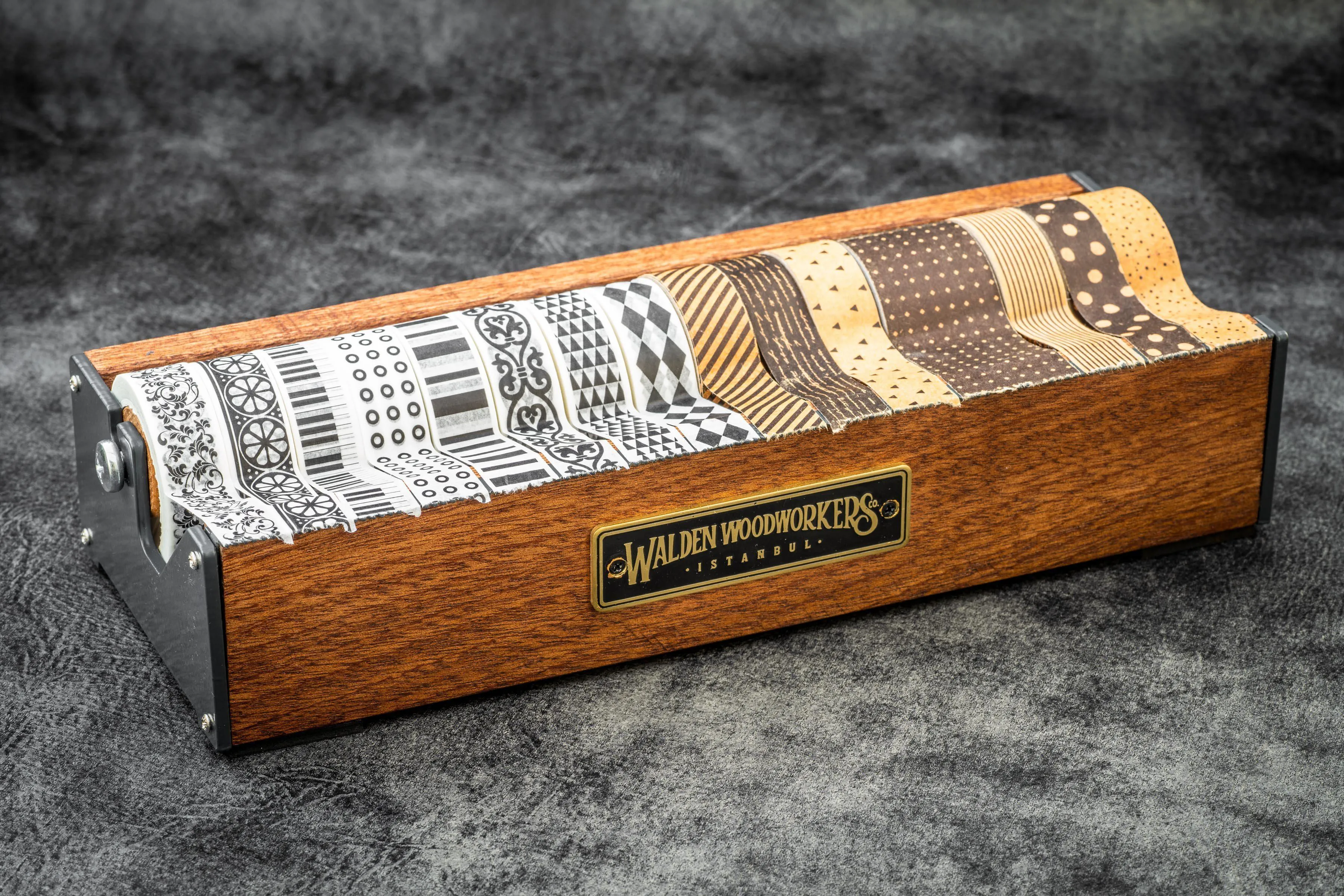 Wooden Multi Washi Tape Dispenser - Mahogany