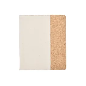 Work   Life Natural - Linen   Cork Notepad Folder - Weekly Overview - 52 Sheets