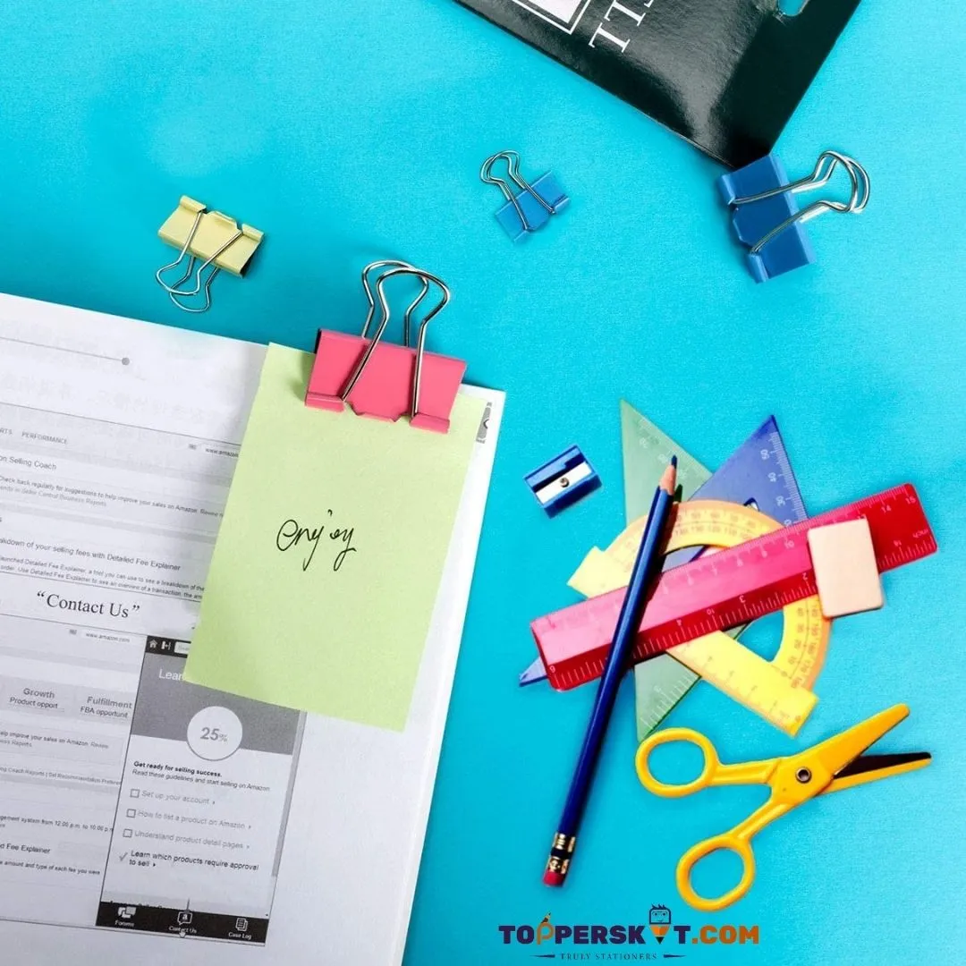 WorldOne Coloured Binder Clip -19mm ( Pack of 10 )