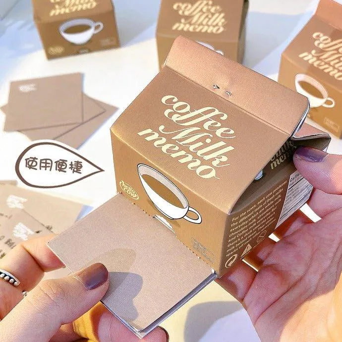 Yilan Milk Carton Extract Portable Notes creative sticky notes NP-030040