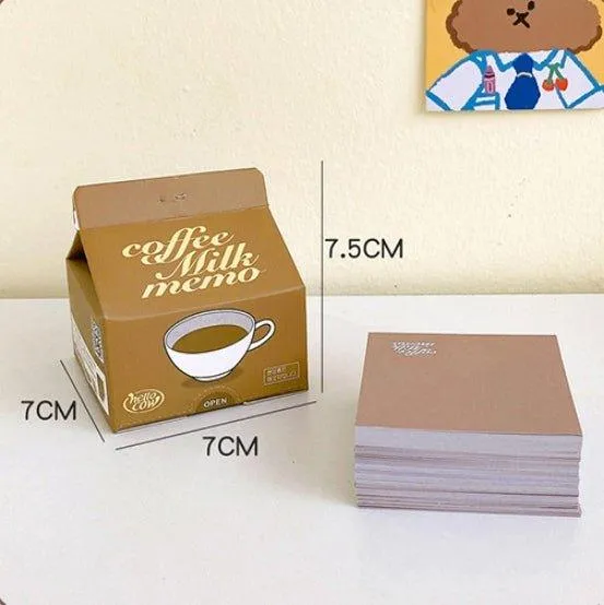 Yilan Milk Carton Extract Portable Notes creative sticky notes NP-030040