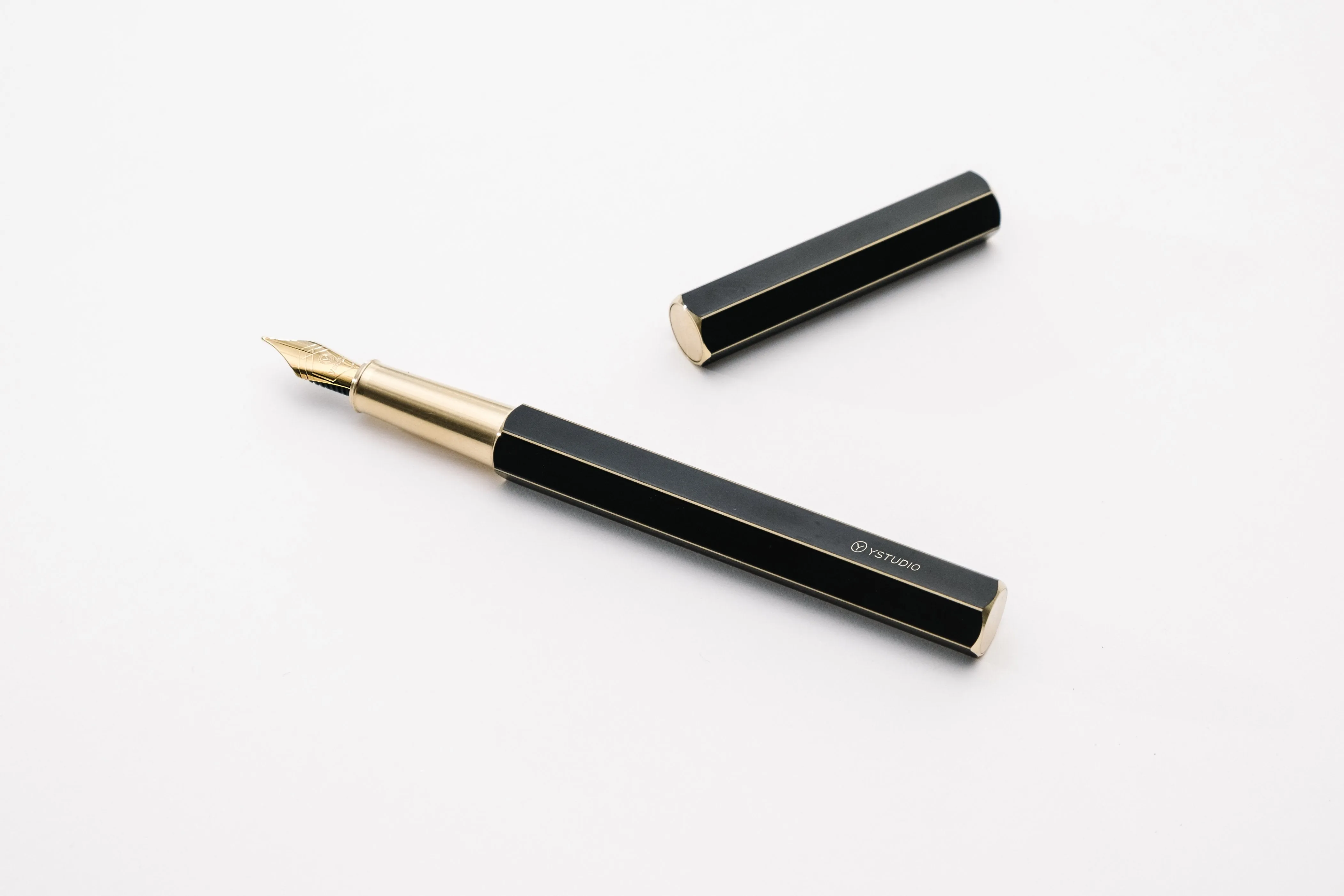 Ystudio Classic Revolve Fountain Pen - Black