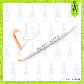 ZEBRA MILDLINER TWIN TIP FLUORE HIGHLIGHTER ORANGE
